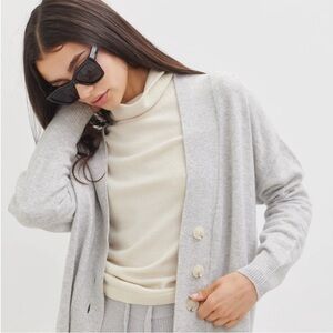 Kathryn Mccarron Paper Thin Cashmere Turtleneck Knit Sweater Size XS NWT Cream